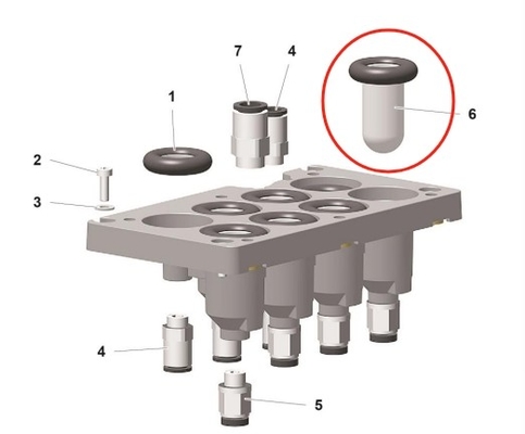 1019470 قطع غيار لطلاء المسحوق لمضخة المسحوق Optifeed Pp07