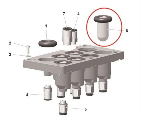 1019470 قطع غيار الطلاء بالمسحوق لمضخة المسحوق PP07