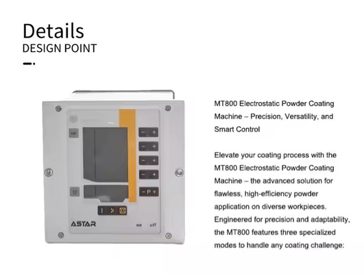 ASTAR Smart Control Master PLC Control خزانة طلاء مسحوق معدات طلاء عالية التقنية