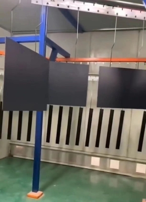 خط طلاء مسحوق كهرباء المنتجات الخشبية أوتوماتيكي