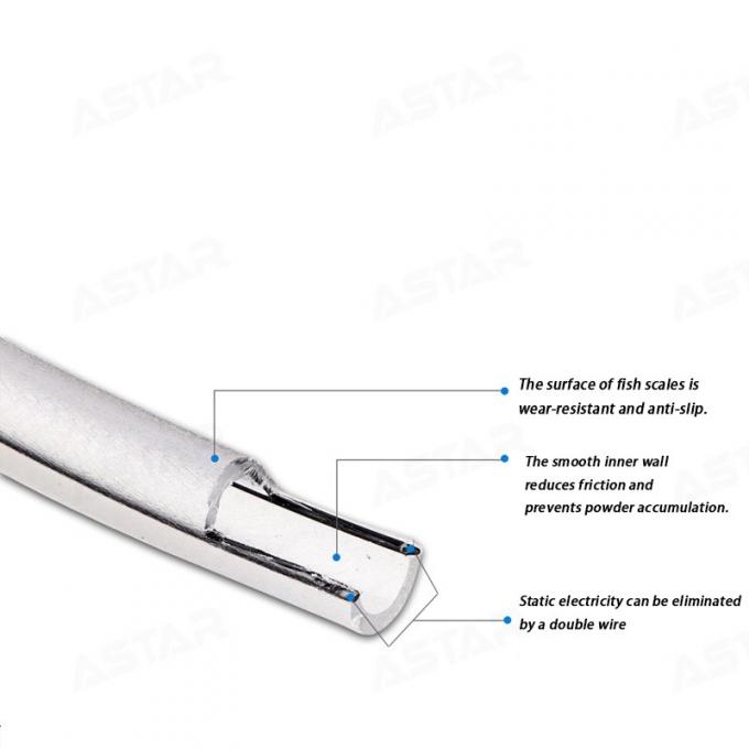 11/16 ملم 105139 12/18 ملم 1001674 10/15 ملم 1001673 POE أنابيب المسحوق المقاوم للثبات OEM قابلة للتخصيص 1