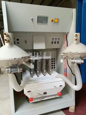 PLC control Electrostatic Powder Coating Line الاستعادة الأوتوماتيكية لمركز توريد المسحوق